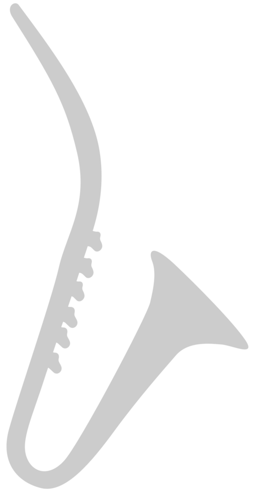 Music instrument saxophone vector