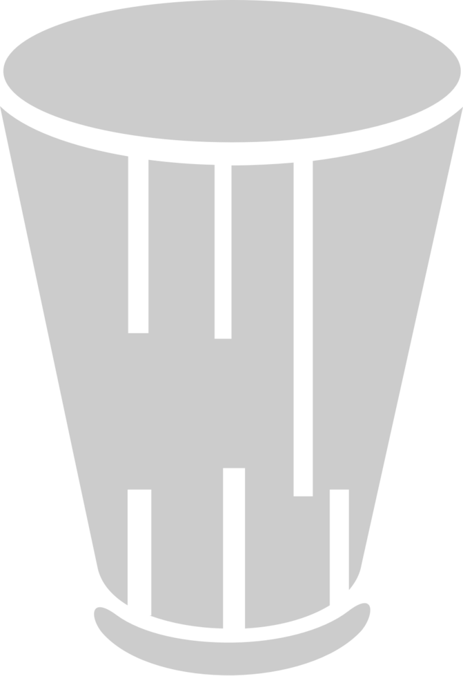 instrumento musical djembe vector