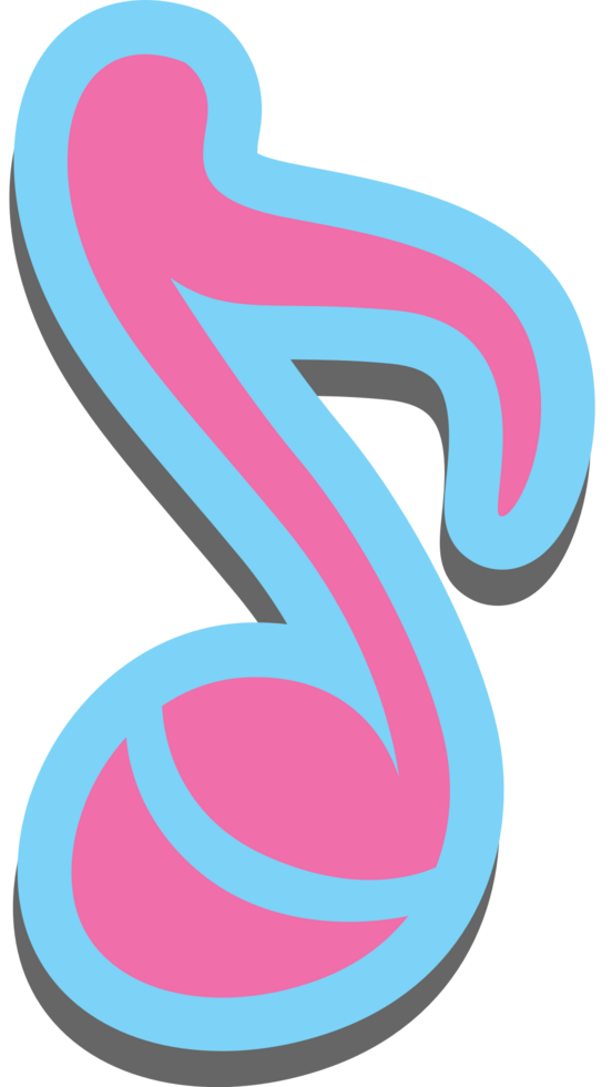 Music note vector