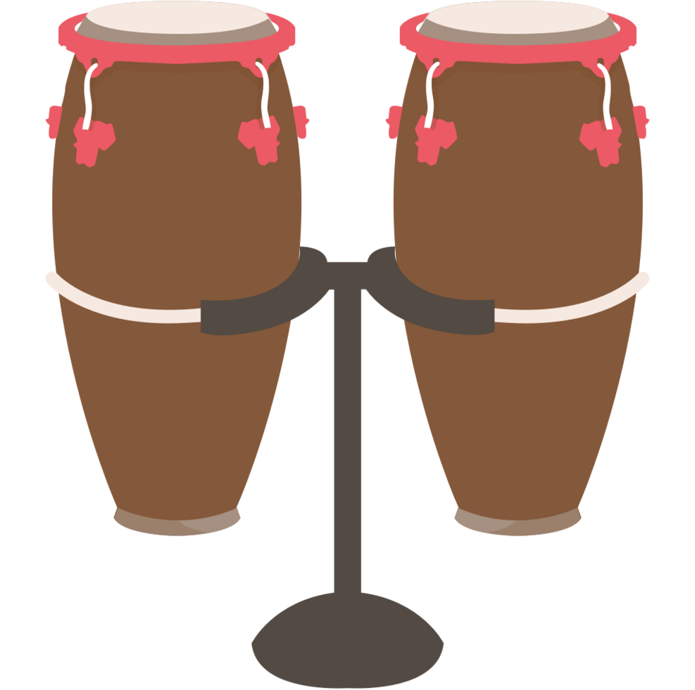 Percussion instrument conga vector