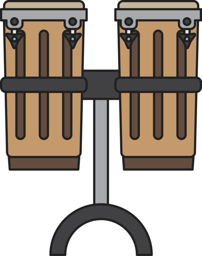 Music instrument conga vector