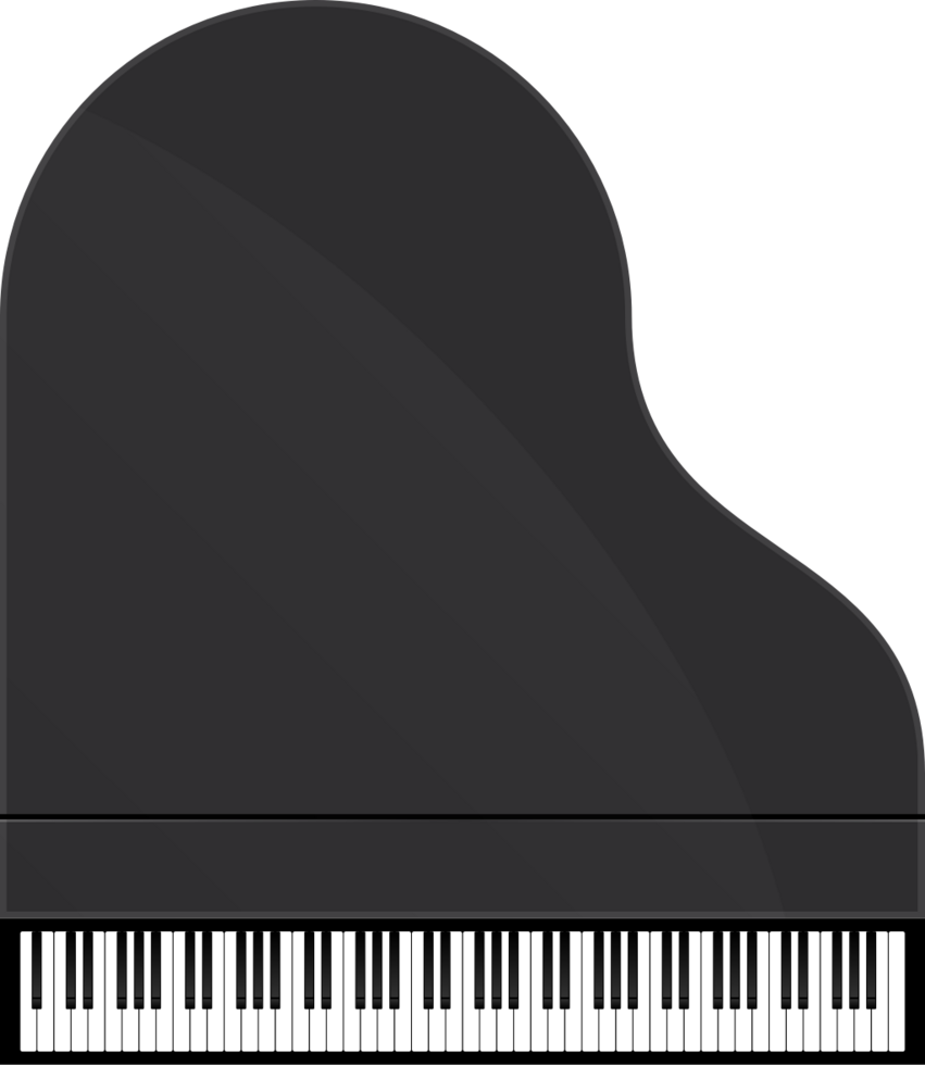 Music instrument grand piano vector