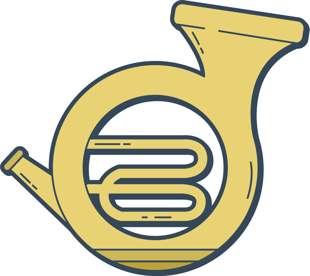 Music instrument tuba vector