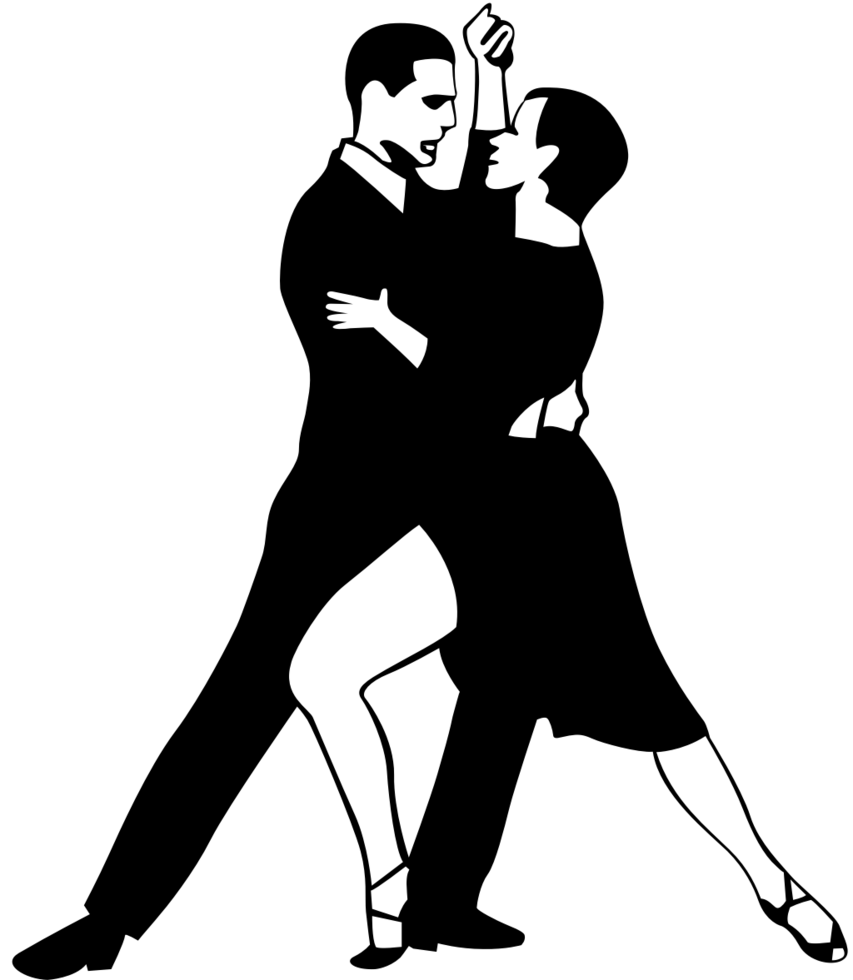 baile de tango vector