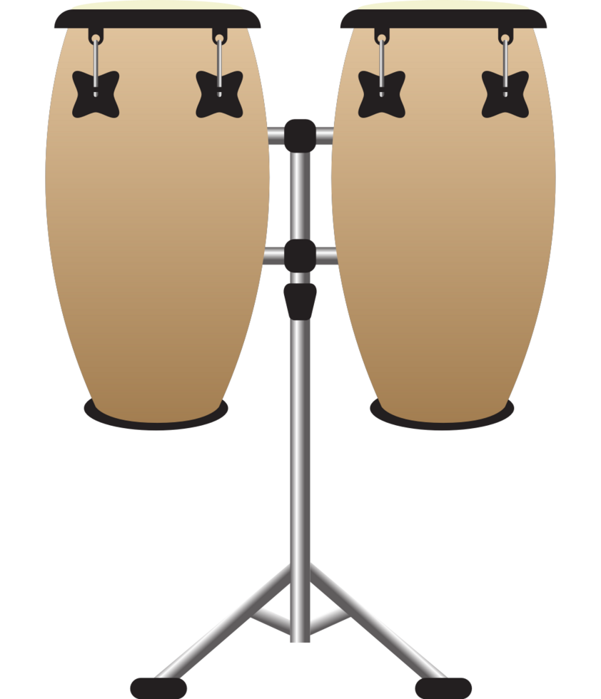 instrumento de percusión conga vector