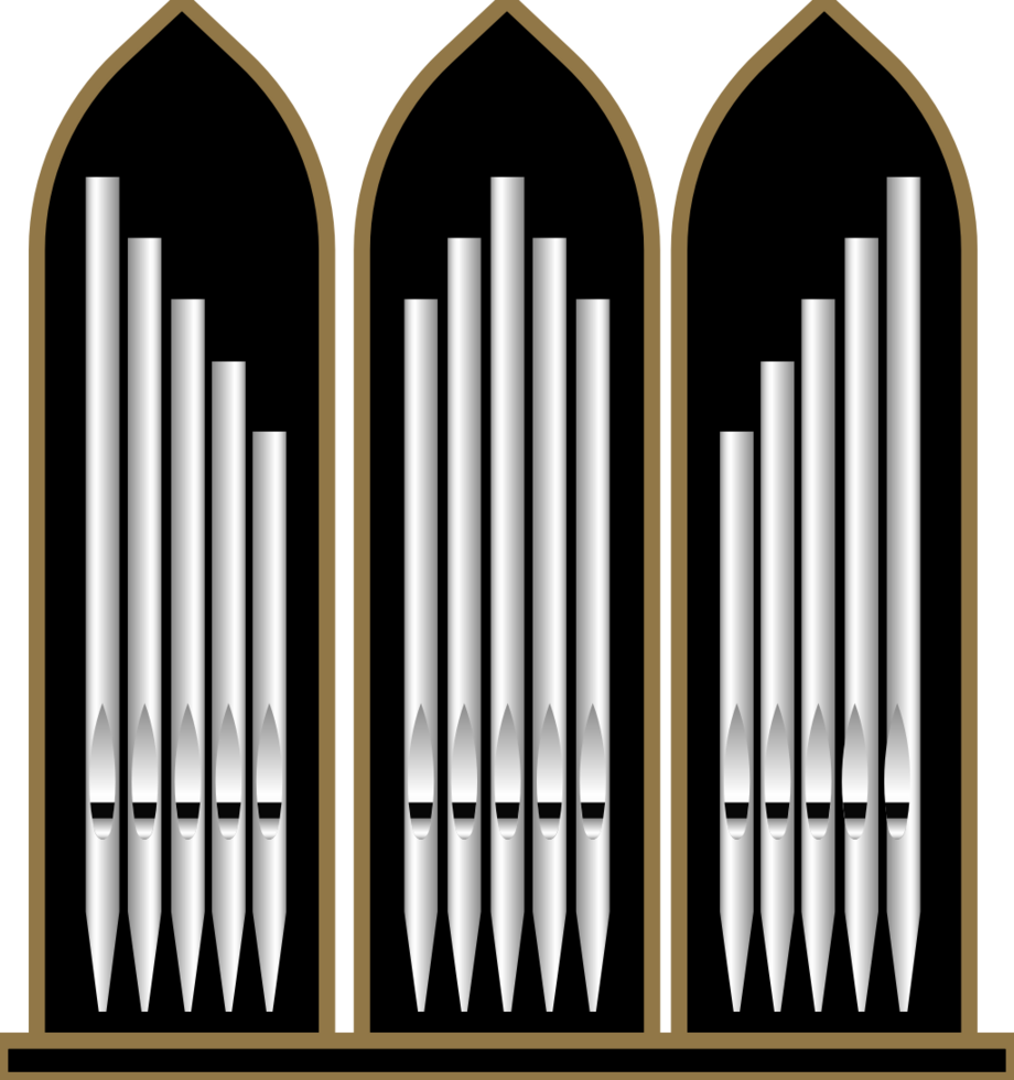 Pipe organ vector