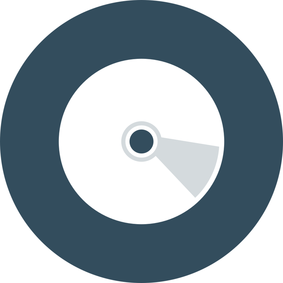 Music icon cd vector