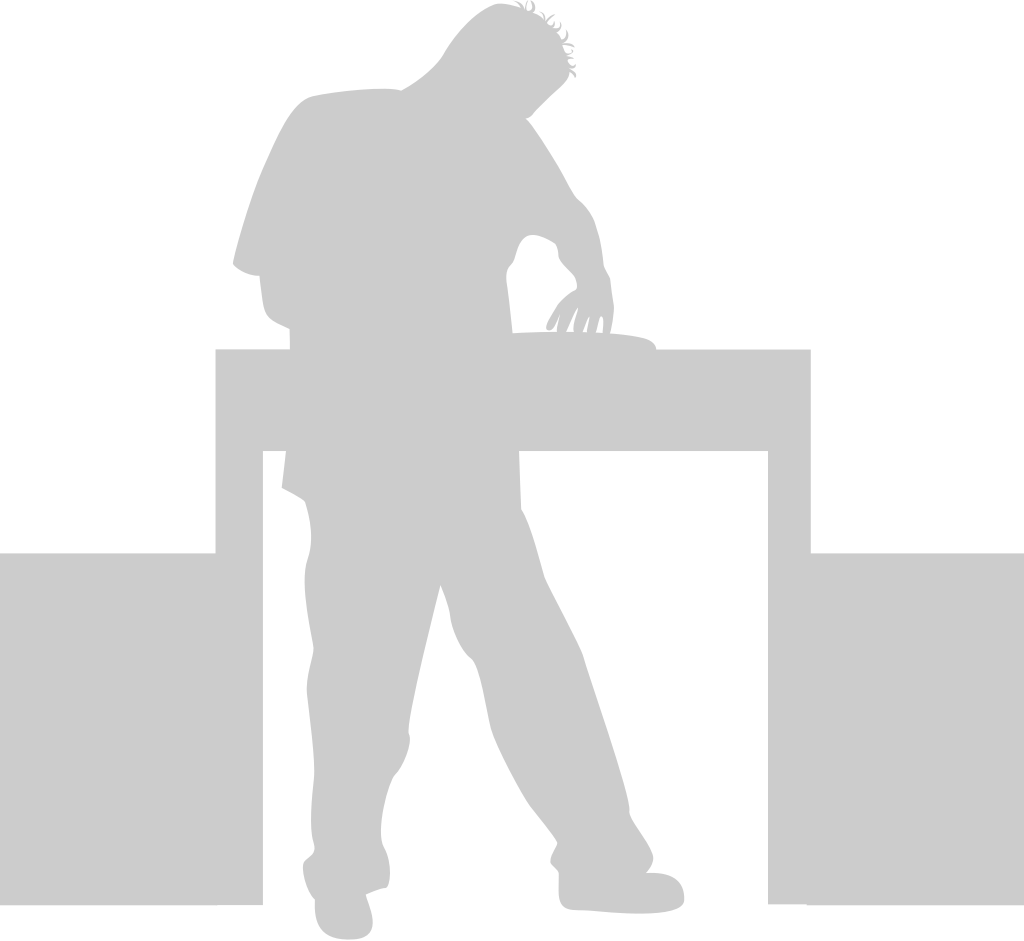 DJ playing remix vector