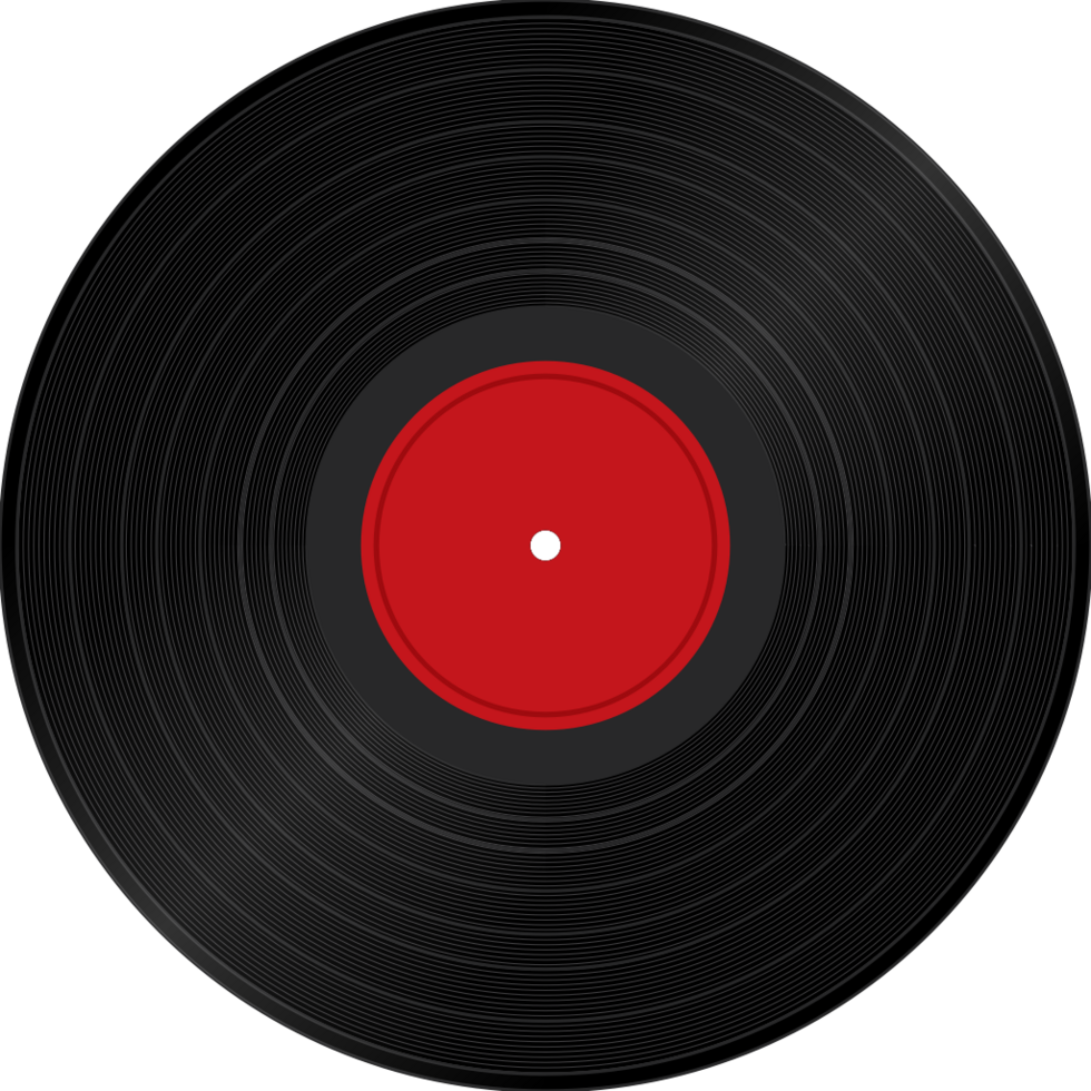 Vinyl record disc vector