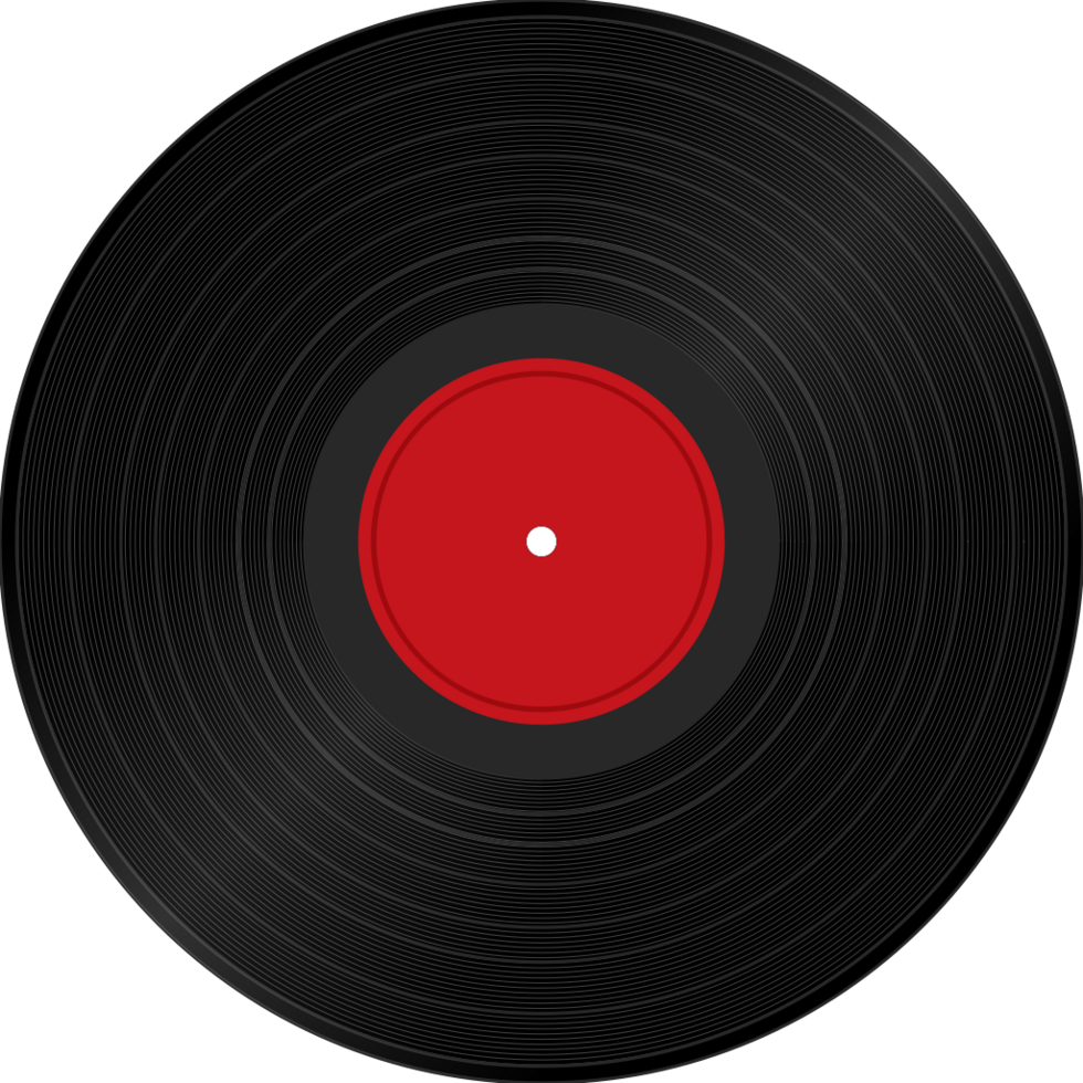 Vinyl record disc vector