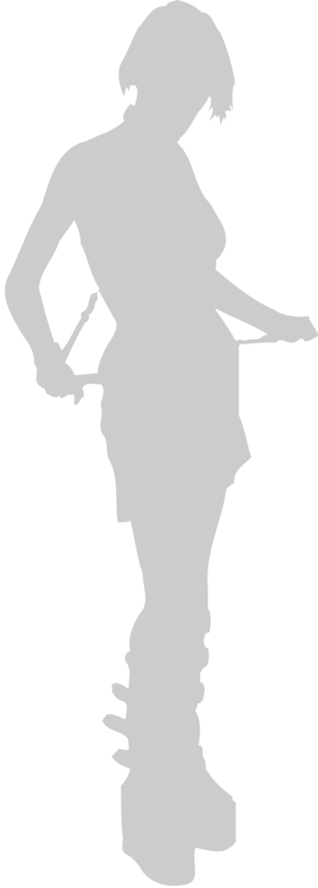 Dancing girl vector