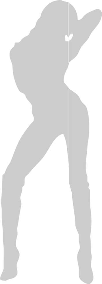 Dancing girl vector