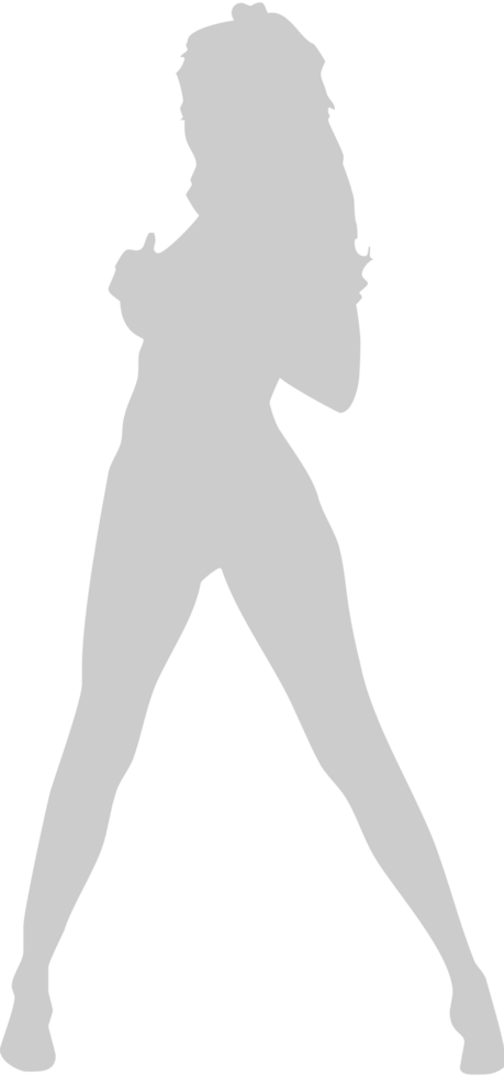 Dancing girl vector