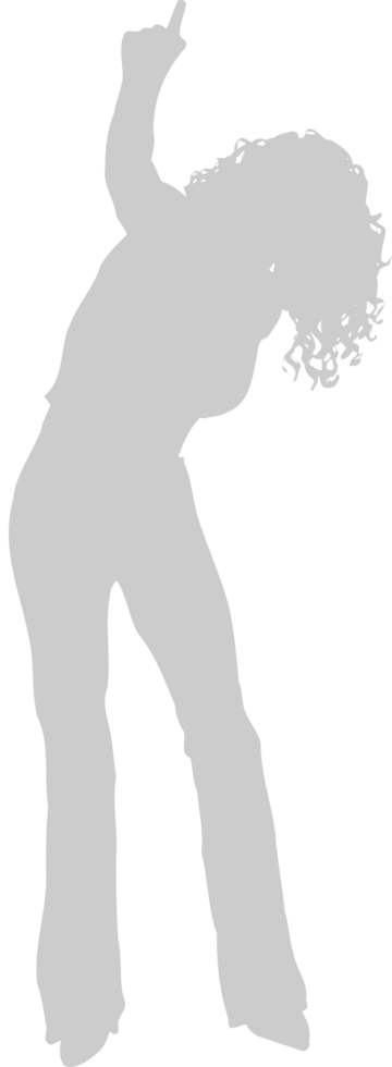 Dancing girl vector