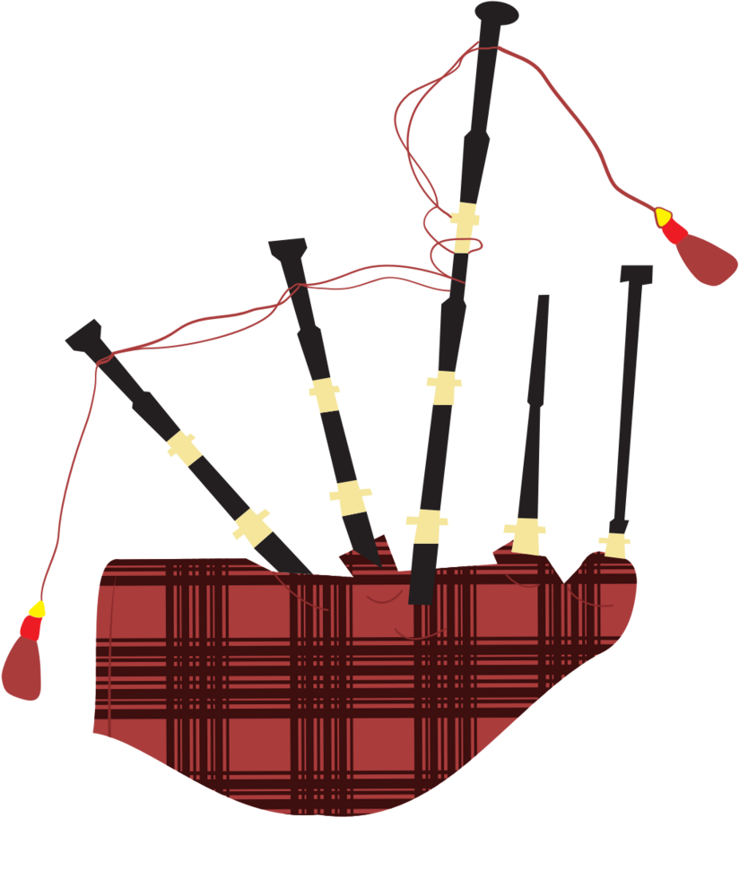 Bagpipes scotland vector