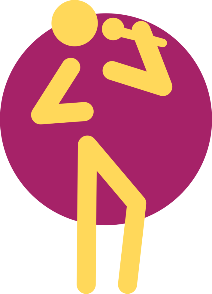 Musician icon singer vector