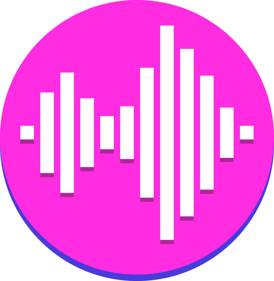 Music sound bar vector