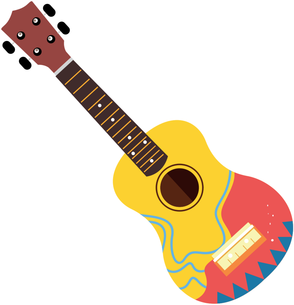 Mariachi guitar vector