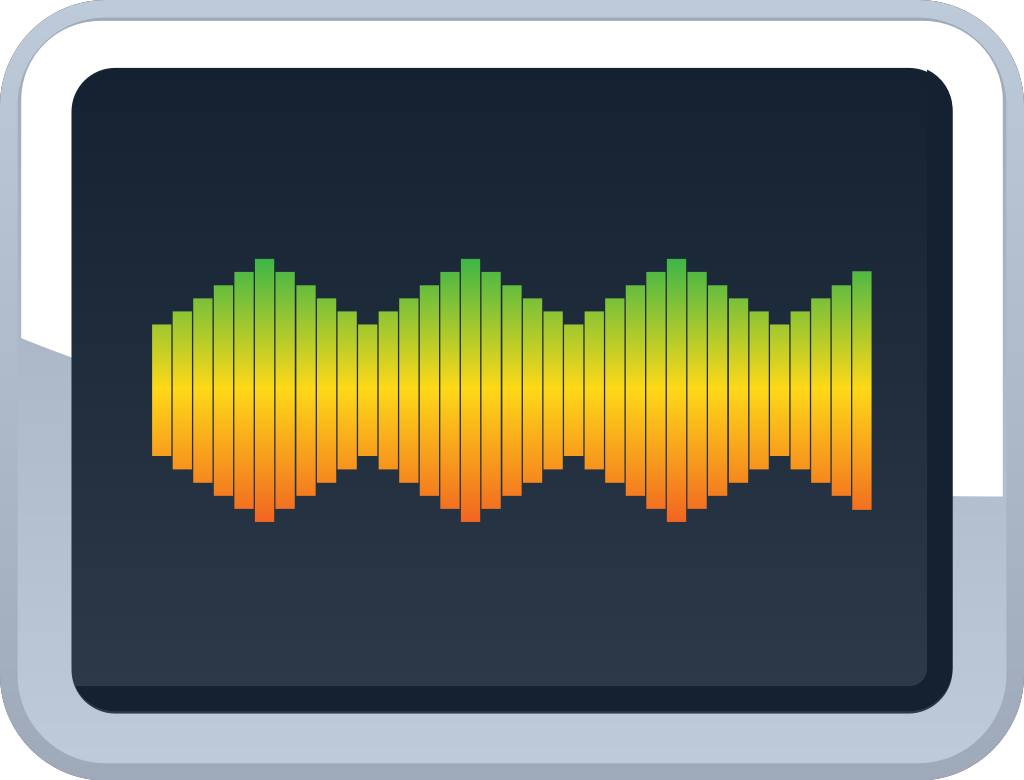 Sound bar button vector