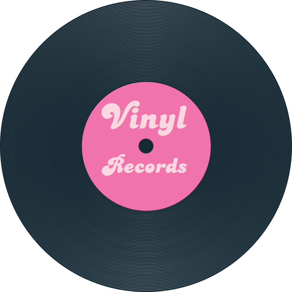Vintage music equipment vinyl record vector