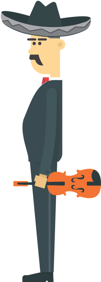 Mariachi musician  vector