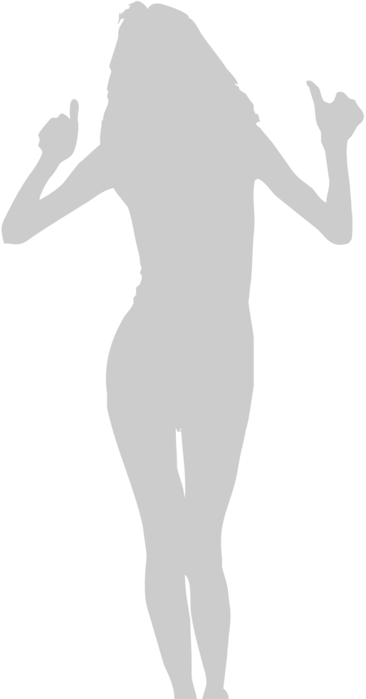 Dancing girl vector