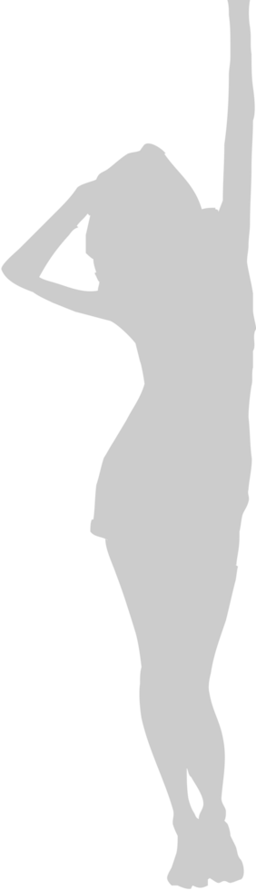 Dancing girl vector