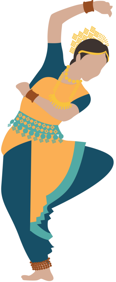 Indian women dancing vector