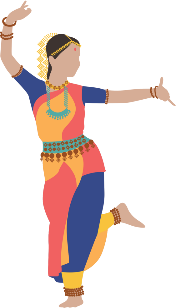 Indian women dancing vector