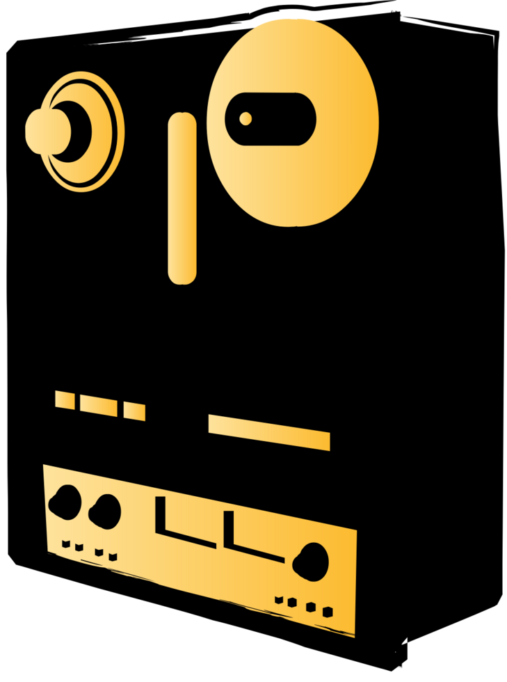 Music equipment recording vector