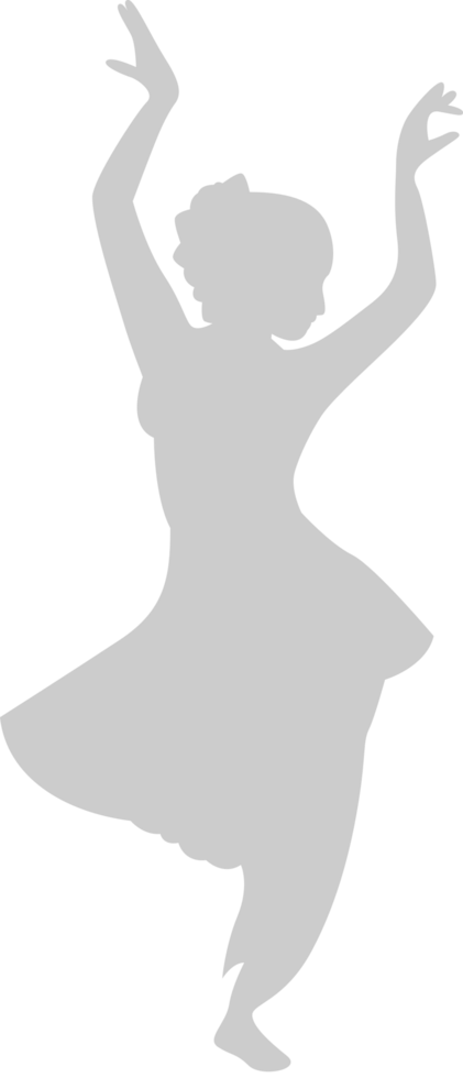 mujeres indias bailando vector