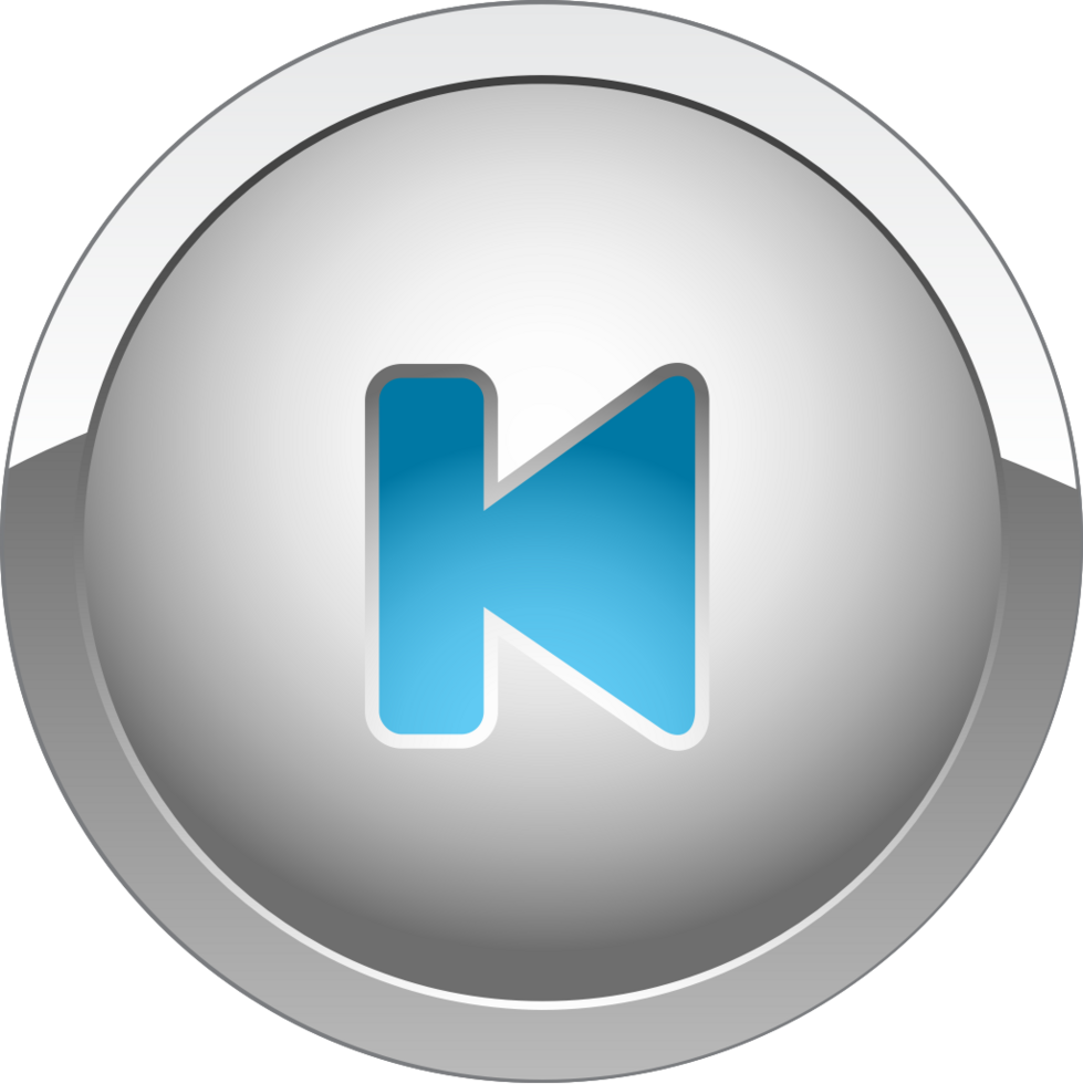 Music button back vector