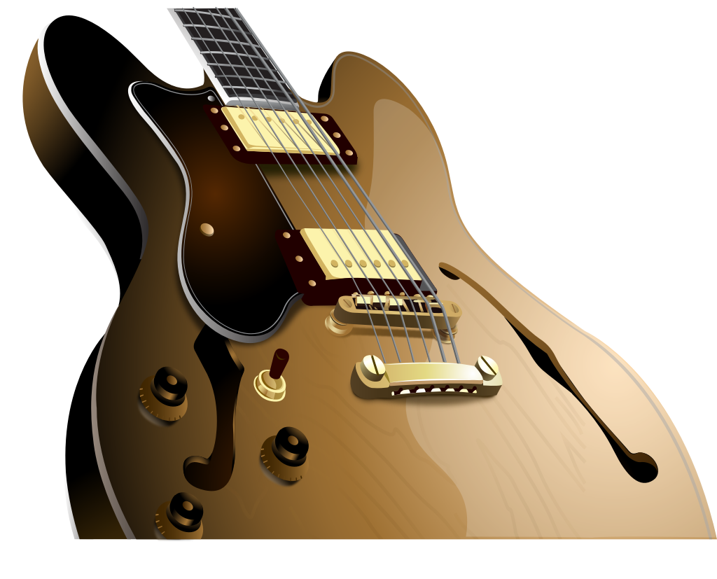 Realistic guitar vector