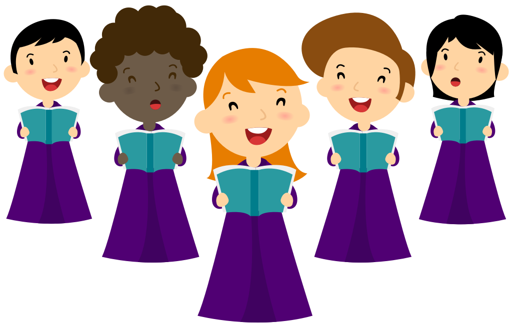 Choir girls  vector