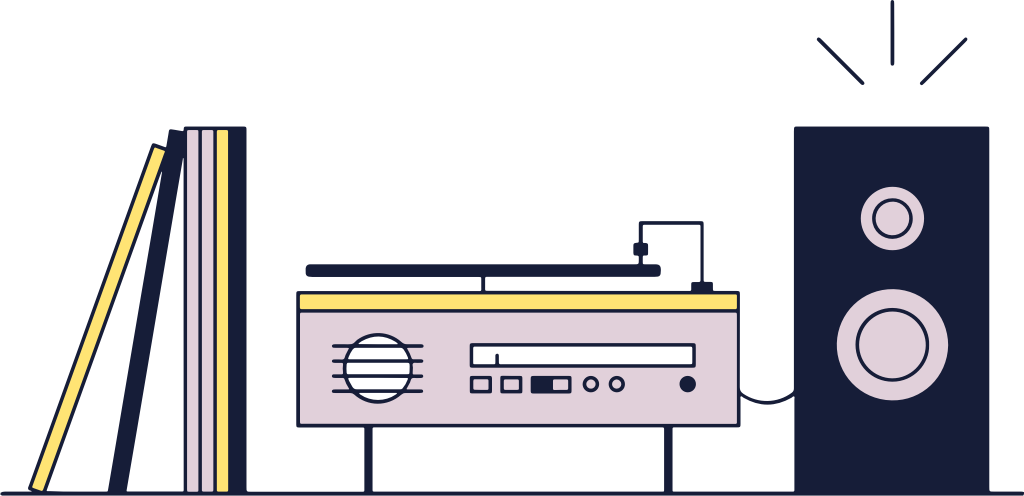 Record player vector