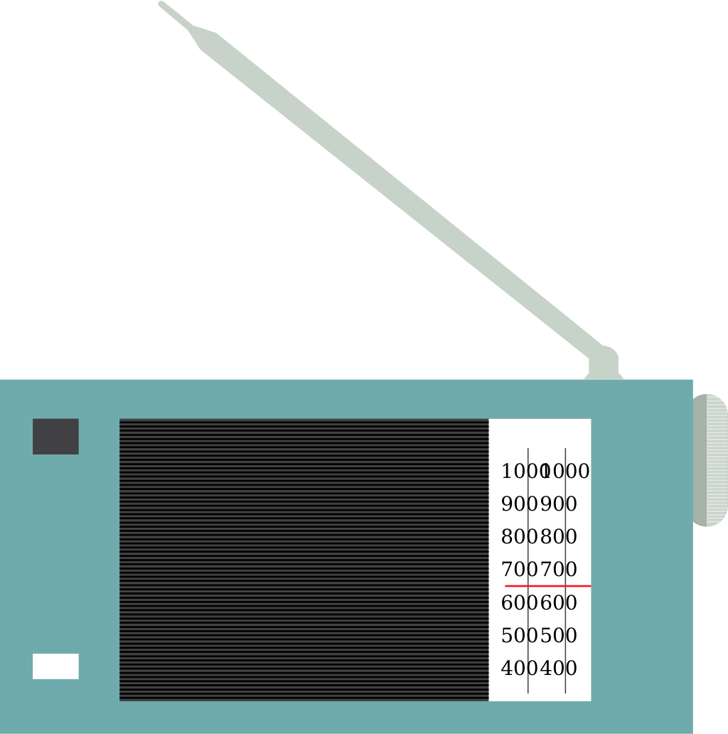 Old transistor radio 36652134 Vector Art at Vecteezy