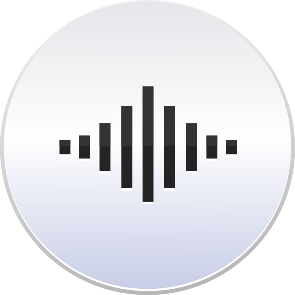 icono de onda de sonido vector