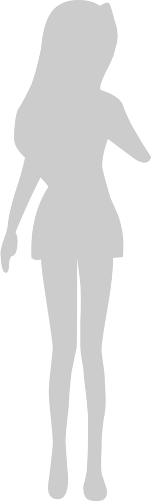 Cute dancing girl vector