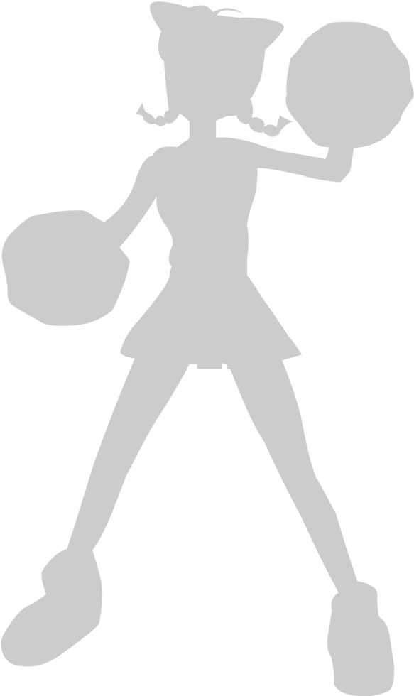 Cute dancing girl vector