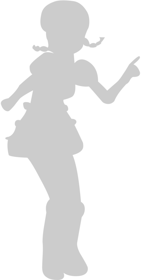 Cute dancing girl vector