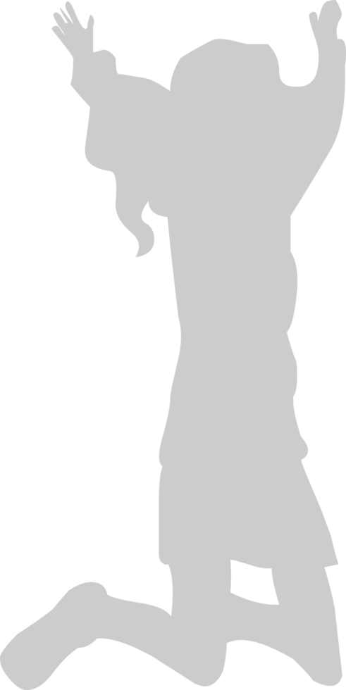 Cute dancing girl vector