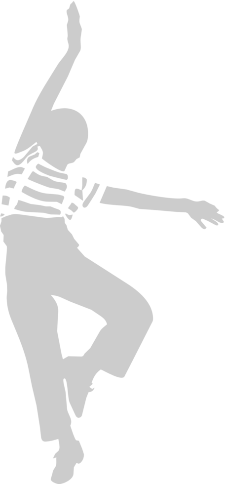 Dancing boy vector