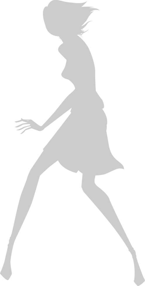 Sexy dancing girl vector