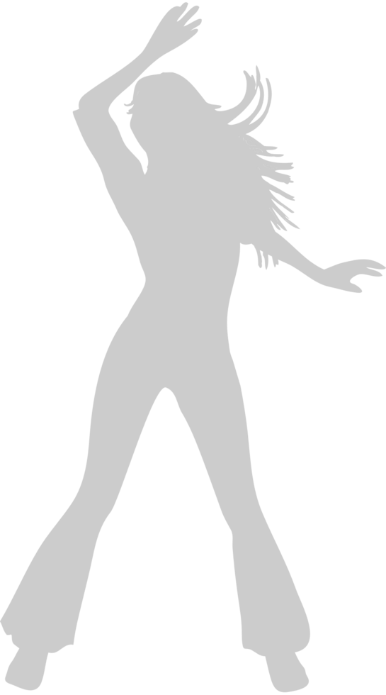 Dancing girl vector