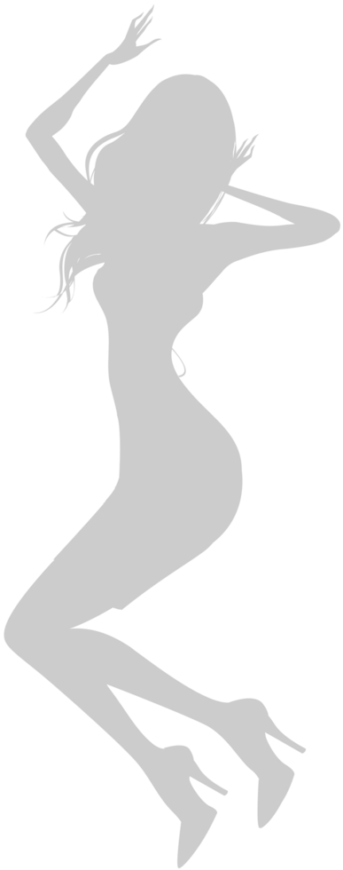 Sexy dancing girl vector