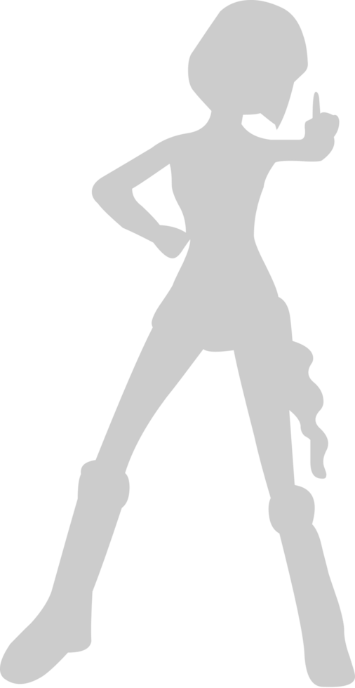 Cute dancing girl vector