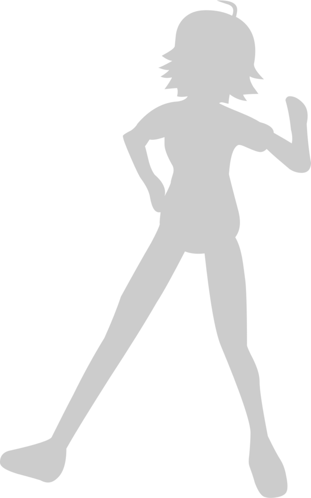 Cute dancing girl vector