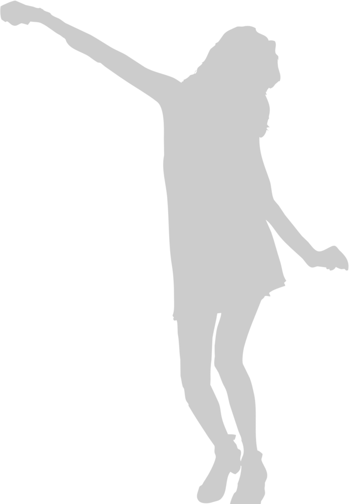 Sexy girl dancing vector
