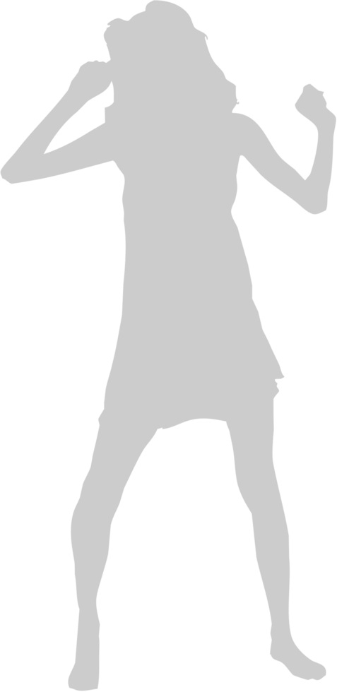 Sexy girl dancing vector