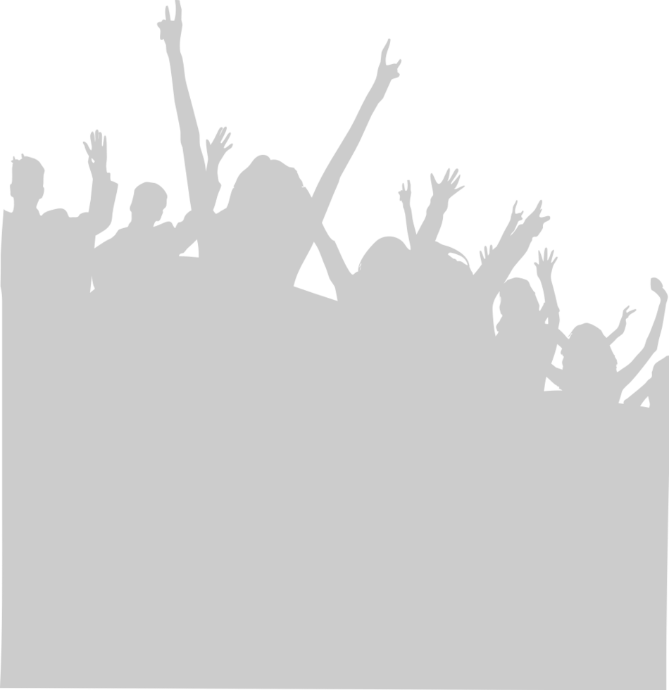 Party crowds vector